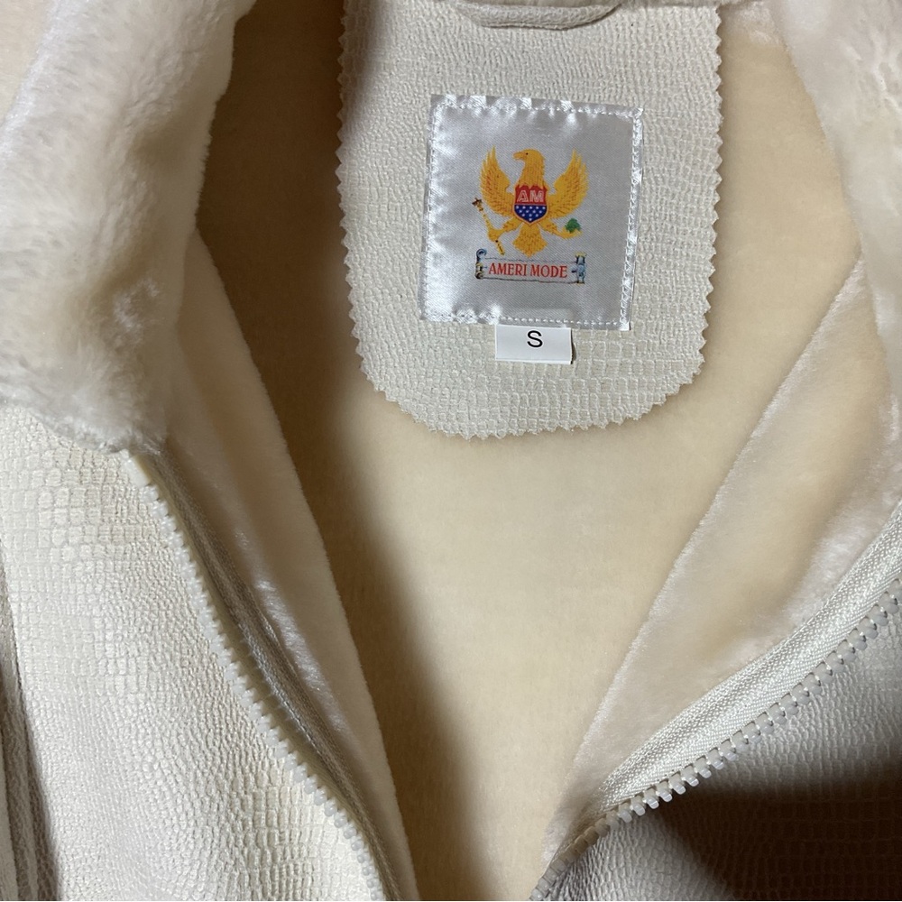 Ameri Mode Faux Leather/Shearling Coat - Size S, … - image 6